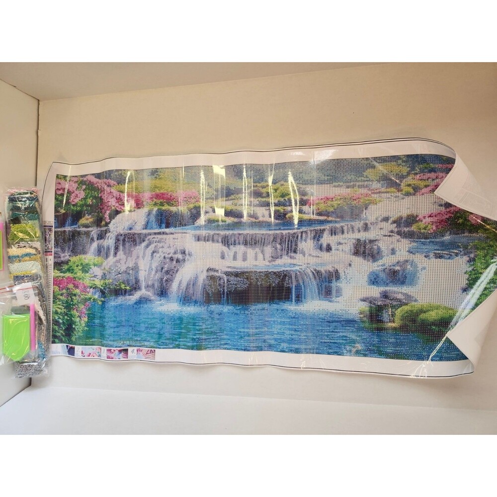 34 Inch Diamond Art Kit Waterfall